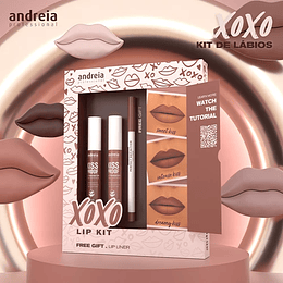 Andreia Coffret Makeup Xoxo Kit De Lábios