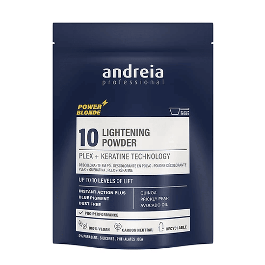 Andreia Power Blonde 10 Pó Descolorante Azul 500g