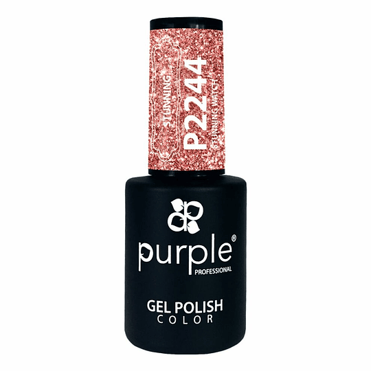 Verniz Gel Purple P2244 Stunning Watch glitter