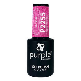 Verniz Gel PurpleP2255 Precious Pink Fuchsia glitter