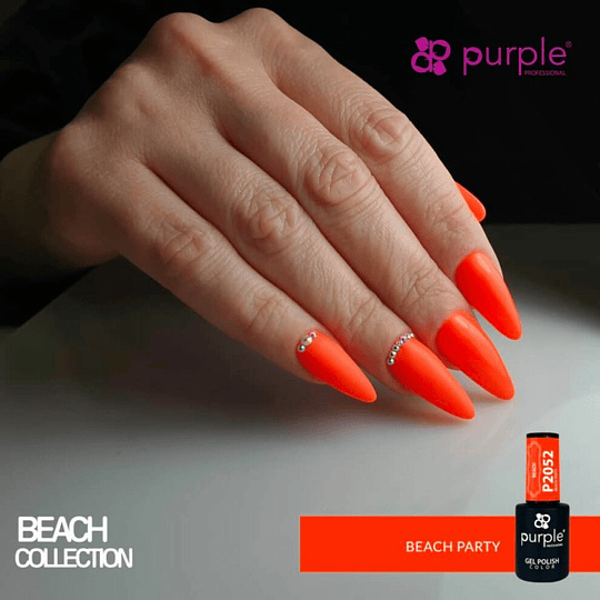 Verniz Gel Purple P2052 Beach Party