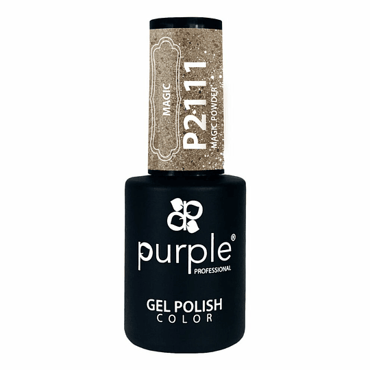 Verniz Gel Purple P2111 Magic Powder glitter