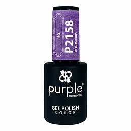 Verniz Gel Purple P2158 So Luxurious glitter