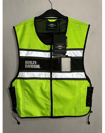 Chaleco reflectante vest marca Harley Davidson, talla L/XL 1900