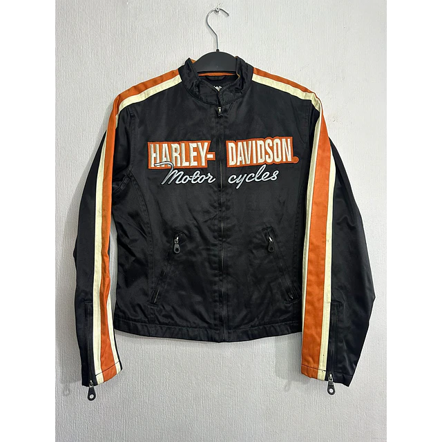 Chaqueta cordura mujer marca Harley Davidson, color negro Talla M 1905 1