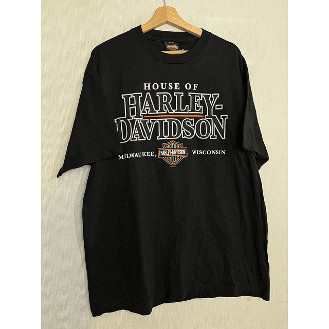 Polera algodón manga corta, hombre marca Harley Davidson, Talla XL 1926 1