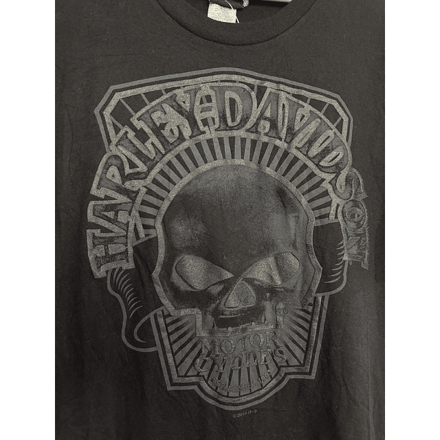 Polera algodón manga corta, hombre marca Harley Davidson, Talla XL 1927 6