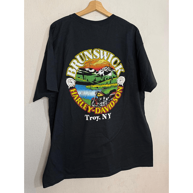 Polera algodón manga corta, hombre marca Harley Davidson, Talla XL 1932 2