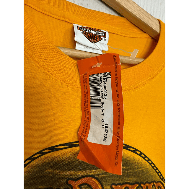 Polera algodón manga corta, hombre marca Harley Davidson, Talla XL 1929 6