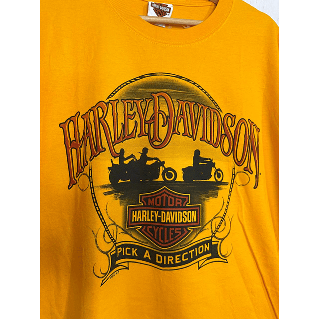 Polera algodón manga corta, hombre marca Harley Davidson, Talla XL 1929 4