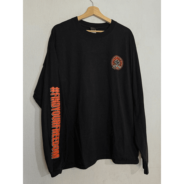Polera algodón manga larga, hombre marca Harley Davidson, Talla XL 1935 1