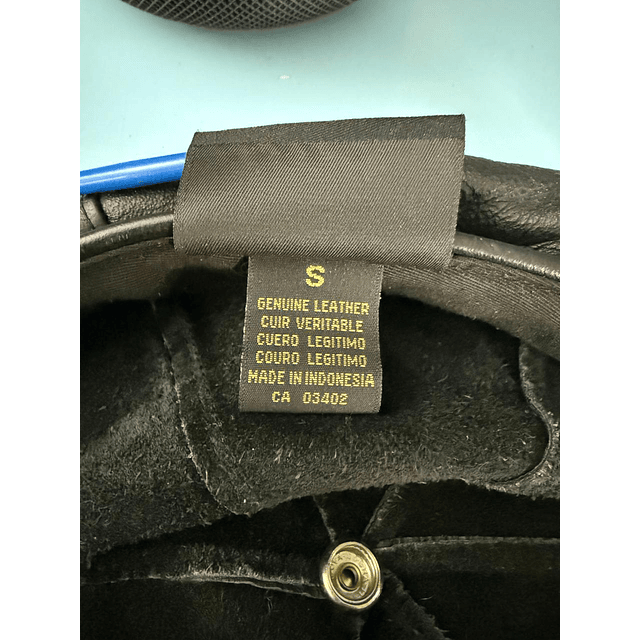 Boina cuero marca Harley Davidson, color negro Talla S 1941 5