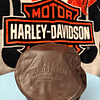 Boina cuero marca Harley Davidson, color café Talla M 1945 1