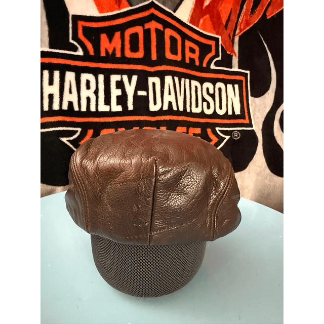 Boina cuero marca Harley Davidson, color café Talla M 1945 2