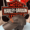 Gorro cuero ajustable marca Hot Leather, color negro Talla ajustable 1946 2