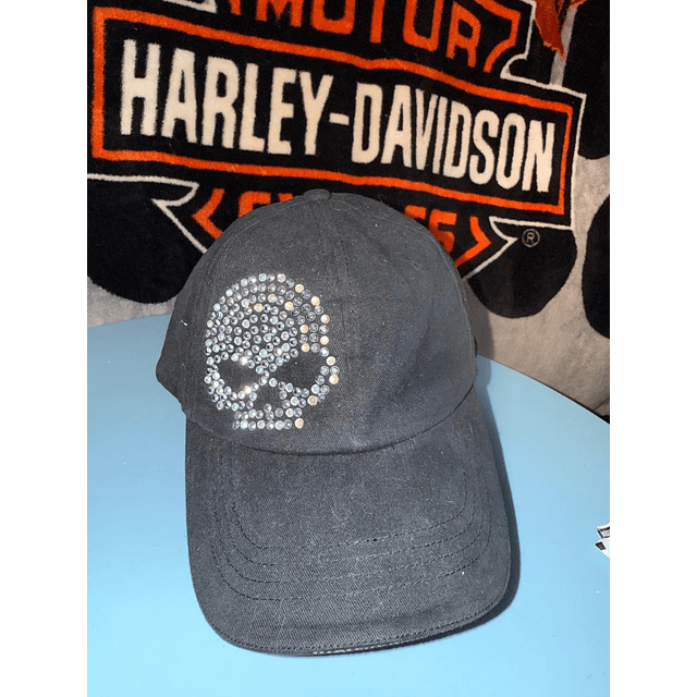 Gorro mujer marca Harley Davidson, talla ajustable 1947 8