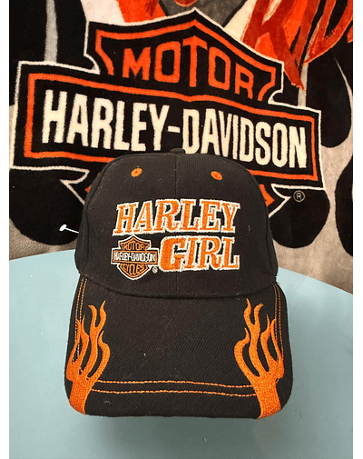 Gorro mujer marca Harley Davidson, talla ajustable 1948