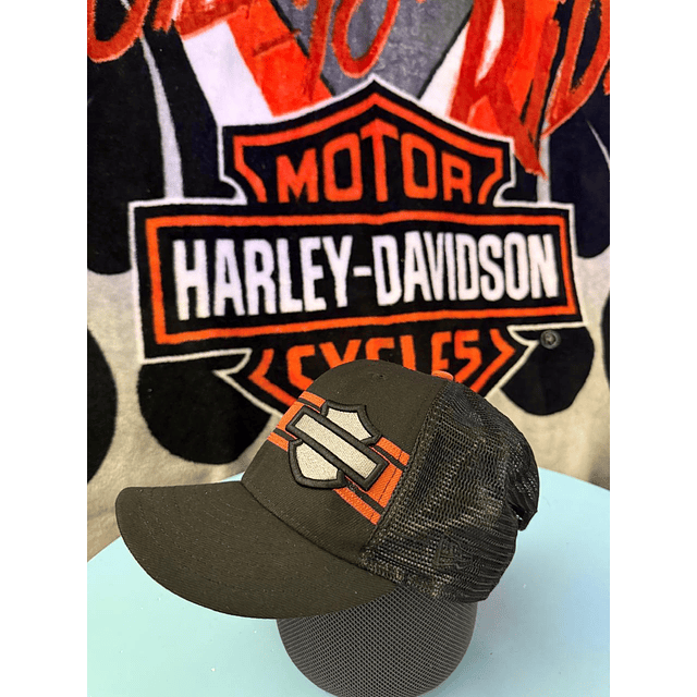 Gorro reciclado New Era Harley Davidson talla ajustable 1949 4