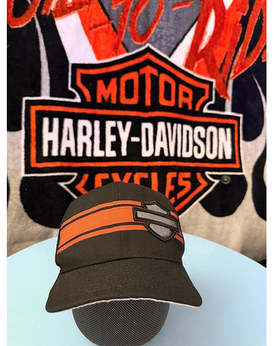 Gorro reciclado New Era Harley Davidson talla ajustable 1949
