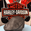 Boina cuero marca Harley Davidson, color negro Talla M 1950 2