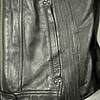 Chaqueta cuero marca Harley Davidson, color negro talla L 1952 4