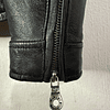  Chaqueta cuero casual marca Harley Davidson, color negra, Talla L 1953  4
