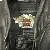  Chaqueta cuero casual marca Harley Davidson, color negra, Talla L 1953  8