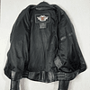  Chaqueta cuero casual marca Harley Davidson, color negra, Talla L 1953  10