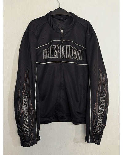 Chaqueta verano respirable Harley Davidson Color Negor Talla XL 1955