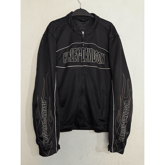 Chaqueta verano respirable Harley Davidson Color Negor Talla XL 1955 1