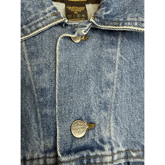 Chaqueta Denin Vest Parchera hombre Harley Davidson, Talla XL 1957 6