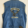 Chaqueta Denin Vest Parchera hombre Harley Davidson, Talla XL 1957 2