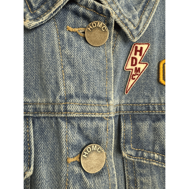 Chaqueta Denin Vest Parchera mujer Harley Davidson, Talla L 1958 5