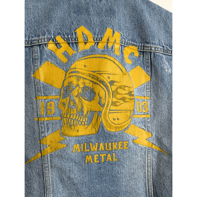 Chaqueta Denin Vest Parchera mujer Harley Davidson, Talla L 1958 7