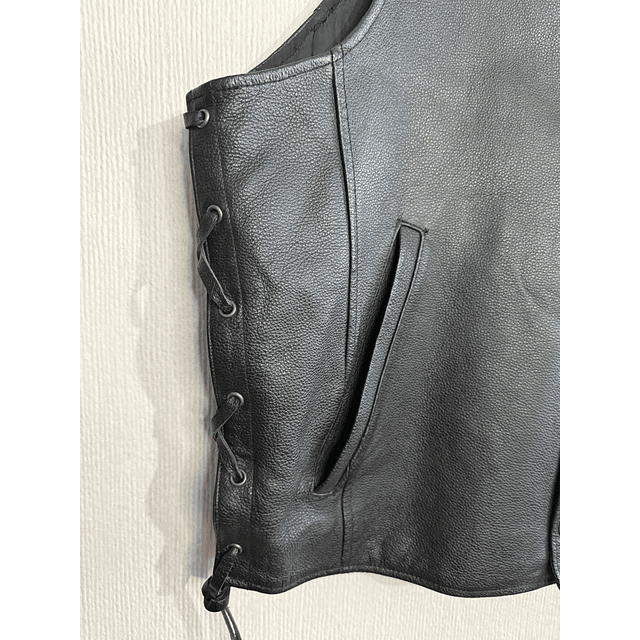 Chaqueta Vest Cuero Marca Harley Davidson, Talla L 1959 4