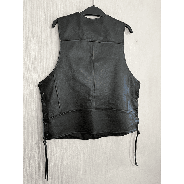Chaqueta Vest Cuero Marca Harley Davidson, Talla L 1959 5