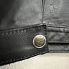 Chaqueta cuero marca Harley Davidson, color negro talla L 1961 5