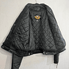 Chaqueta cuero marca Harley Davidson, color negro talla L 1961 9