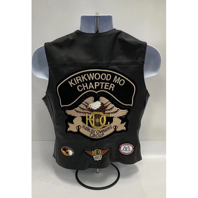 Chaqueta Vest Cuero mujer Marca Harley Davidson, Talla W/S 1962 4