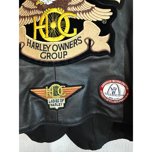 Chaqueta Vest Cuero mujer Marca Harley Davidson, Talla W/S 1962 5