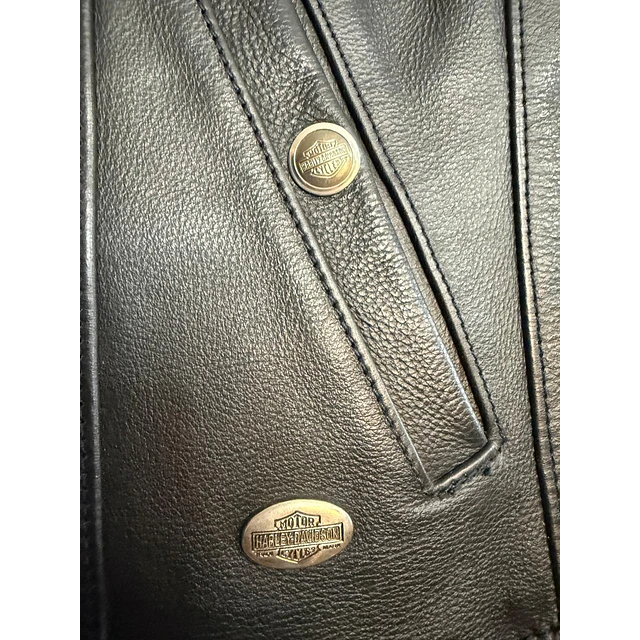 Chaqueta Vest Cuero mujer Marca Harley Davidson, Talla W/S 1962 6