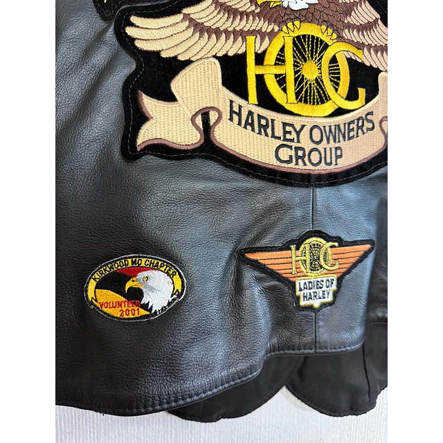 Chaqueta Vest Cuero mujer Marca Harley Davidson, Talla W/S 1962 7