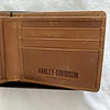 Billetera cuero marca Harley Davidson, color café 1963 2