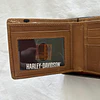 Billetera cuero marca Harley Davidson, color café 1963 3