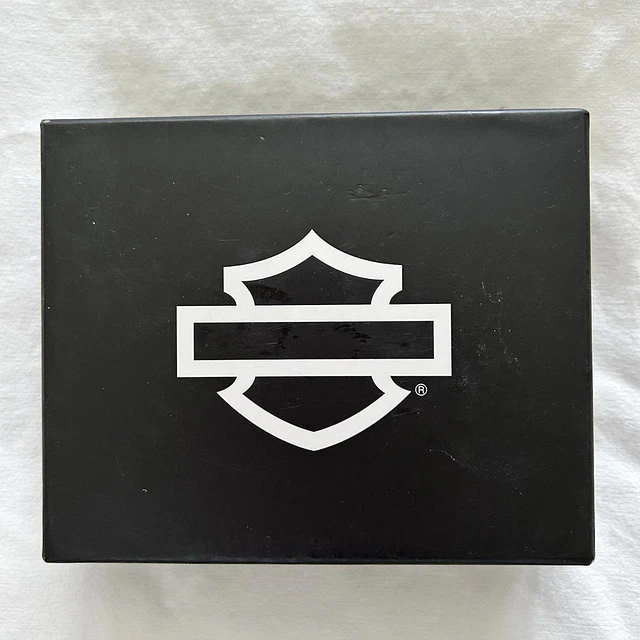 Billetera cuero marca Harley Davidson, color negro 1964 6