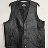 Chaqueta Parchera Vest casual reciclada marca Harley Davidson Talla L 1967 1