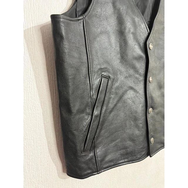 Chaqueta Parchera Vest casual reciclada marca Harley Davidson Talla L 1967 5