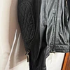 Chaqueta cuero marca Harley Davidson, color negro talla XL 1968 7