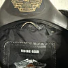 Chaqueta cuero marca Harley Davidson, color negro talla XL 1968 3