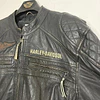 Chaqueta cuero marca Harley Davidson, color negro talla XL 1968 8